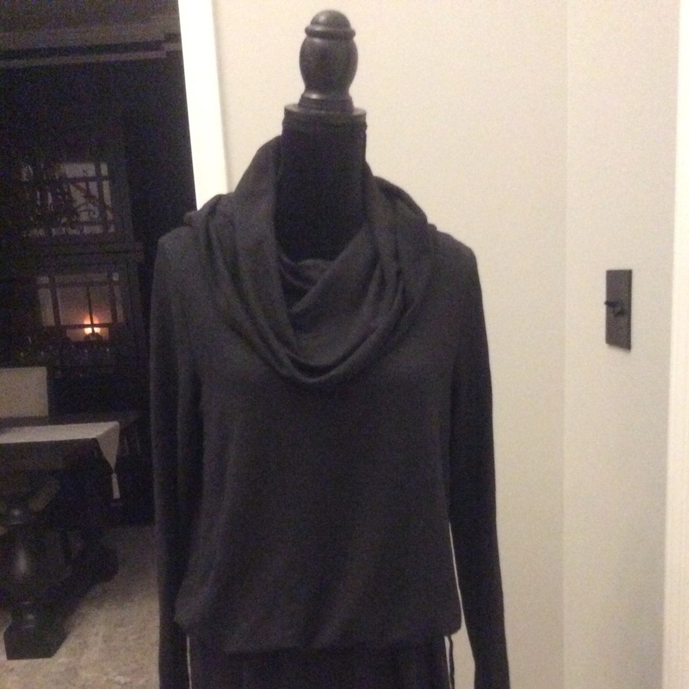 Cabi Tank and Cowl Pullover - Dark Gray - Size L